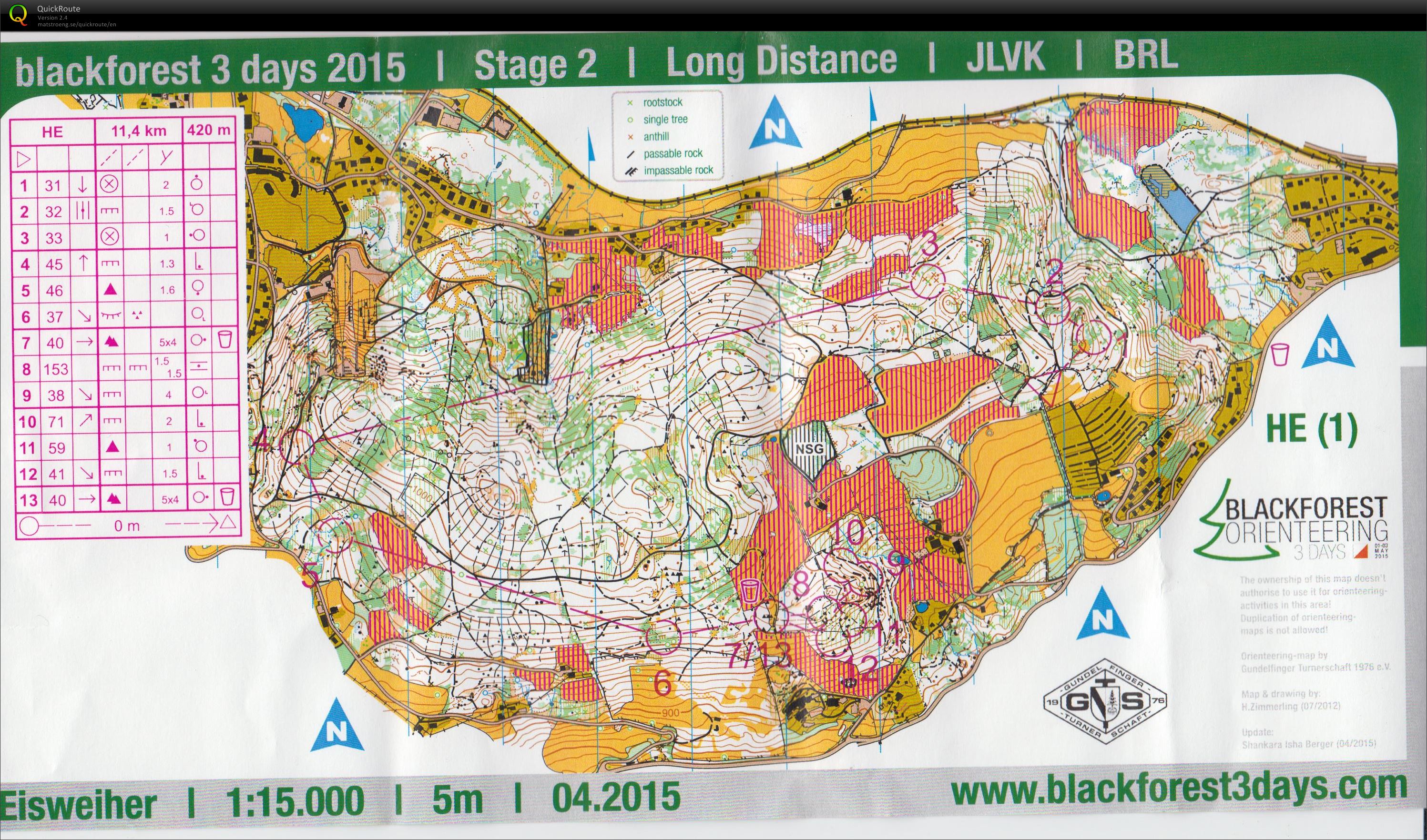 Black Forest 3 days Stage 2 (02/05/2015)
