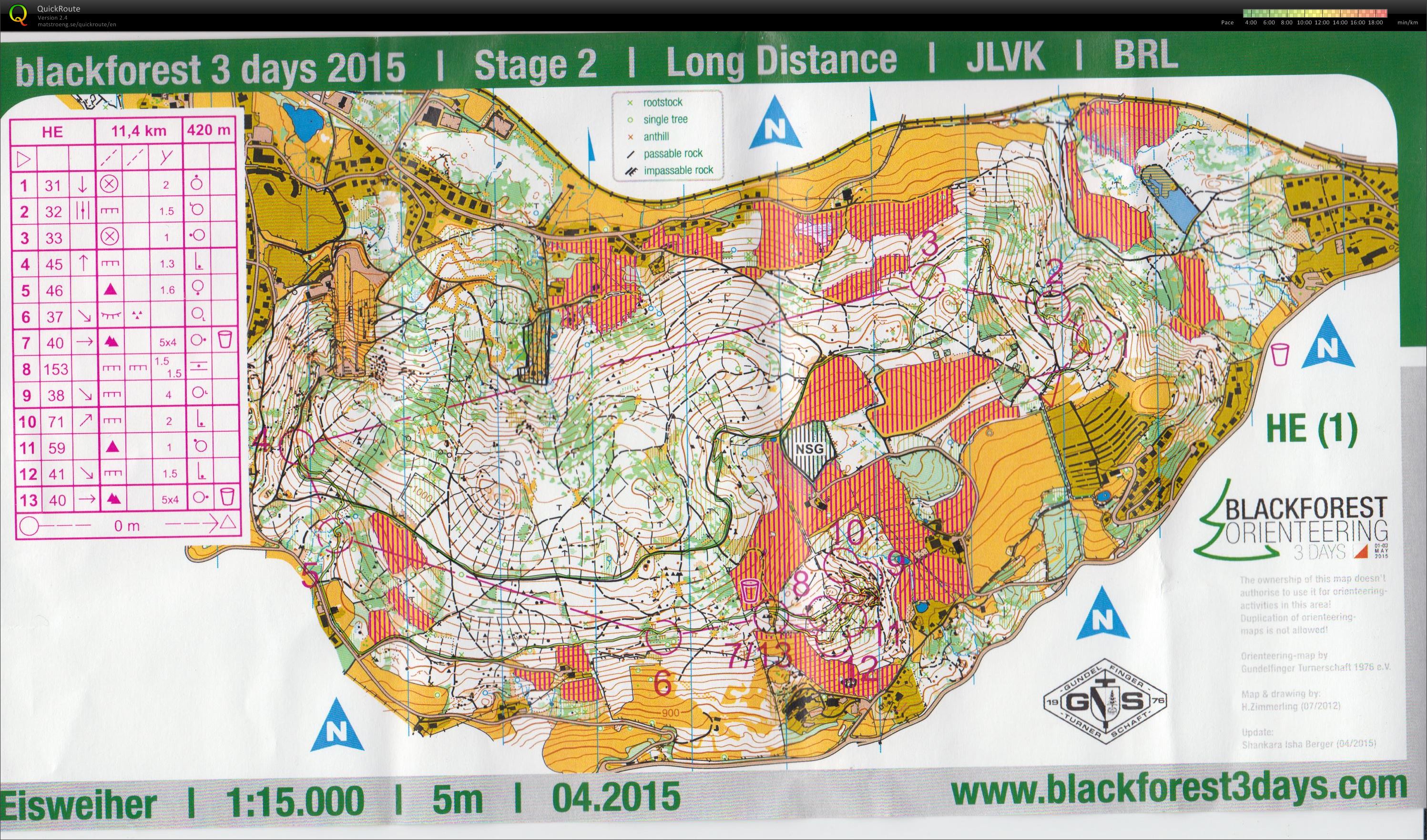 Black Forest 3 days Stage 2 (02/05/2015)